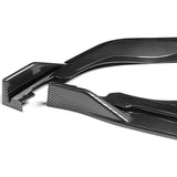 For 2020-2025 Toyota Corolla XSE SE Carbon Look Front Bumper Body Splitter Spoiler Lip 3PCS