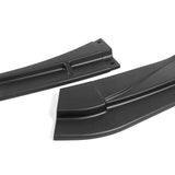 For 2020-2025 Toyota Corolla XSE SE Matte Black Front Bumper Body Splitter Spoiler Lip 3PCS