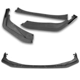 For 2020-2025 Toyota Corolla XSE SE Matte Black Front Bumper Body Splitter Spoiler Lip 3PCS
