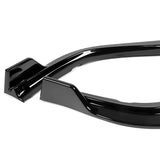 For 2018-2020 Acura TLX STP-Style Painted Black Front Bumper Body Splitter Spoiler Lip 3PCS