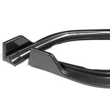 For 2018-2020 Acura TLX STP-Style Carbon Look Front Bumper Body Splitter Spoiler Lip 3PCS