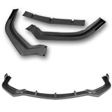 For 2018-2020 Acura TLX STP-Style Carbon Look Front Bumper Body Splitter Spoiler Lip 3PCS