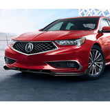 For 2018-2020 Acura TLX STP-Style Carbon Look Front Bumper Body Splitter Spoiler Lip 3PCS
