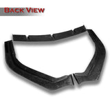 For 2018-2020 Acura TLX STP-Style Carbon Fiber Front Bumper Body Splitter Spoiler Lip 3PCS