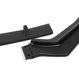 For 2018-2020 Acura TLX STP-Style Matte Black Front Bumper Body Splitter Spoiler Lip 3PCS