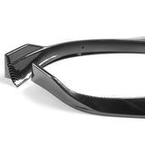 For 2016-2020 Tesla Model S STP-Style Carbon Look Front Bumper Body Splitter Spoiler Lip 3PCS