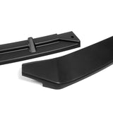 For 2016-2020 Tesla Model S STP-Style Matte Black Front Bumper Body Splitter Spoiler Lip 3PCS