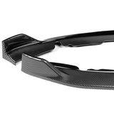 For 2019-2021 Ford Fusion Carbon Look Front Bumper Body Splitter Spoiler Lip 3PCS