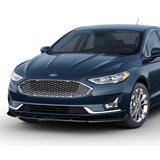 For 2019-2021 Ford Fusion Carbon Look Front Bumper Body Splitter Spoiler Lip 3PCS
