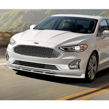For 2019-2021 Ford Fusion Painted White Front Bumper Body Splitter Spoiler Lip 3PCS