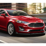 For 2019-2021 Ford Fusion Matte Black Front Bumper Body Splitter Spoiler Lip 3PCS