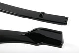 For 2018-2020 Toyota Camry Painted Black Front Bumper Body Splitter Spoiler Lip 3PCS