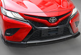 For 2018-2020 Toyota Camry Carbon Look Front Bumper Body Splitter Spoiler Lip 3PCS