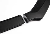 For 2015-2017 Ford Mustang Unpainted Matte Black Front Bumper Body Splitter Spoiler Lip 3PCS