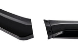 For 2012-2018 Ford Focus Painted Black Front Bumper Body Splitter Spoiler Lip 3PCS