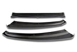 For 2012-2018 Ford Focus Carbon Look Front Bumper Body Splitter Spoiler Lip 3PCS