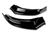 For 2017-2023 Tesla Model 3 Sedan Painted Black Front Bumper Body Splitter Spoiler Lip 3PCS
