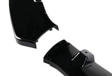 For 2014-2018 Mazda6 Mazda 6 Painted Black Front Bumper Body Splitter Spoiler Lip 3PCS