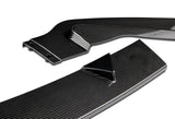 For 2014-2017 Infiniti Q50 Premium Carbon Look Front Bumper Splitter Spoiler Lip 3PCS