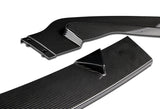 For 2014-2017 Infiniti Q50 Premium Carbon Look Front Bumper Splitter Spoiler Lip 3PCS