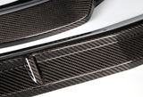 For 2015-2018 Mercedes-Benz W205 C-Class Real Carbon Front Bumper Body Splitter Spoiler Lip 3PCS