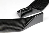 For 2019-2022 BMW G20 M-Sport M340i Carbon Look Front Bumper Body Splitter Spoiler Lip 3PCS