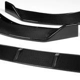 For 2019-2022 BMW G20 M-Sport M340i Real Carbon Fiber 3PCS Front Bumper Splitter Spoiler Lip