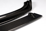 For 2014-2019 BMW F23 Convertible Real Carbon Fiber Front Bumper Body Splitter Spoiler Lip 3PCS