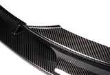 For 2012-2018 BMW M-Sport M-Tech Real Carbon Fiber Front Bumper Body Kit Lip 2PC