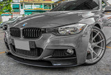 For 2012-2018 BMW M-Sport M-Tech Real Carbon Fiber Front Bumper Body Kit Lip 2PC