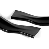 For 2014-2016 Lexus IS250 IS350 F-Sport JDM Painted Black Front Bumper Body Splitter Spoiler Lip 3PCS