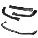 For 2014-2016 Lexus IS250 IS350 F-Sport JDM Painted Black Front Bumper Body Splitter Spoiler Lip 3PCS