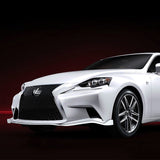 For 2014-2016 Lexus IS250 IS350 F-Sport JDM Painted White Front Bumper Body Splitter Spoiler Lip 3PCS