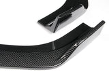 For 2019-2022 Nissan Altima Sedan Carbon Look Front Bumper Body Splitter Spoiler Lip 3PCS