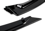 For 2014-2018 Mazda 3 Axela Painted Black Front Bumper Body Splitter Spoiler Lip 3PCS
