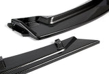 For 2014-2018 Mazda 3 Axela Carbon Look Front Bumper Body Splitter Spoiler Lip 3PCS