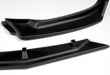 For 2014-2018 Mazda 3 Axela Unpainted Matte Black Front Bumper Body Splitter Spoiler Lip 3PCS