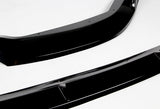For 2020-2021 Toyota Corolla LE XLE Painted Black Front Bumper Body Splitter Spoiler Lip 3PCS