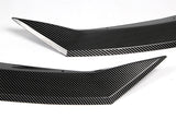 For 2020-2021 Toyota Corolla L / XLE Carbon Look Front Bumper Body Splitter Spoiler Lip 3PCS