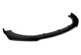 Universal Painted Black Front Bumper Protector Body Kit Splitter Spoiler Lip 3-PCS
