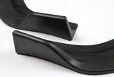 For 1996-1998 Honda Civic JDM CS-Style Unpainted Matte Black Front Bumper Body Splitter Spoiler Lip 3PCS