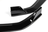 For 2012 Honda Civic 4DR 9Th JDM CS-Style Painted Black Front Bumper Body Splitter Spoiler Lip 3PCS