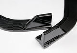 For 2012 Honda Civic 4DR 9Th JDM CS-Style Carbon Look Front Bumper Body Splitter Spoiler Lip 3PCS