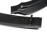 For 2014-2019 BMW 428i 430i 440i F32 F33 F36 B-Style M-Sport Carbon Look Front Bumper Body Splitter Spoiler Lip 3PCS