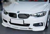 For 2014-2019 BMW 428i 430i 440i F32 F33 F36 B-Style M-Sport Painted White Front Bumper Body Splitter Spoiler Lip 3PCS