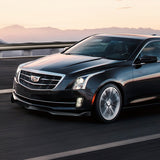 For 2015-2018 Cadillac ATS Painted Black Front Bumper Body Splitter Spoiler Lip 3PCS