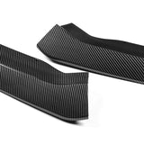 For 2015-2018 Cadillac ATS Carbon Look Front Bumper Body Splitter Spoiler Lip 3PCS