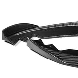 For 2015-2018 Cadillac ATS Carbon Look Front Bumper Body Splitter Spoiler Lip 3PCS