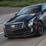 For 2015-2018 Cadillac ATS Carbon Look Front Bumper Body Splitter Spoiler Lip 3PCS