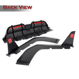 For 2018-2023 Kia Stinger Rear Bumper Diffuser Spoiler Lip W / Smoke LED Light